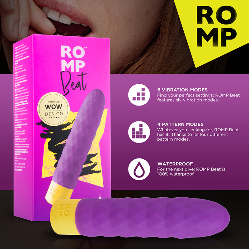 ROMP Beat Bullet Vibrator Mini Vibrating Clit Toy  - Club X