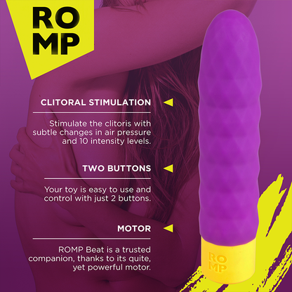 ROMP Beat Bullet Vibrator Mini Vibrating Clit Toy  - Club X