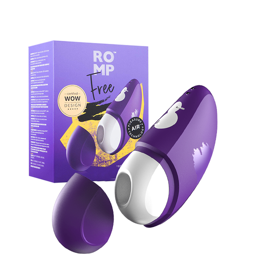 ROMP Free - Clitoral Sucking Toy Clitoris Vibrator Purple - Club X