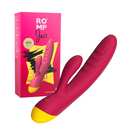 Romp Jazz - Vibrating Rabbit Toy With Dual Motor Stimulation  - Club X