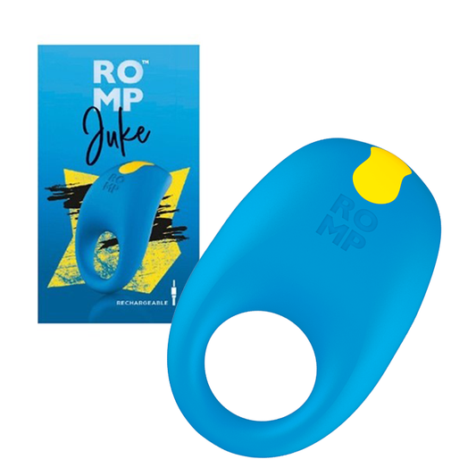 ROMP Juke - Vibrating Penis Ring Blue - Club X