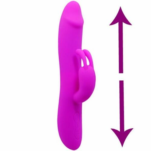 Pretty Love - Natural Motion 7 Function Rabbit Silicone Purple  - Club X