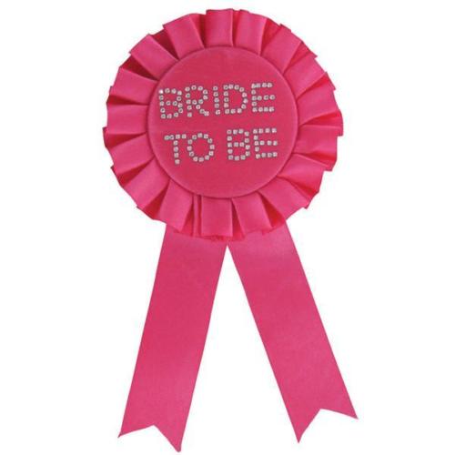 Bride To Be Rosette 58Mm  - Club X
