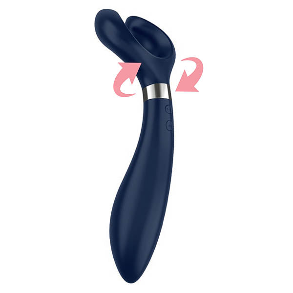 Satisfyer Partner Multifun 3 C-shaped couples vibrator rotatable head - ClubX Australia