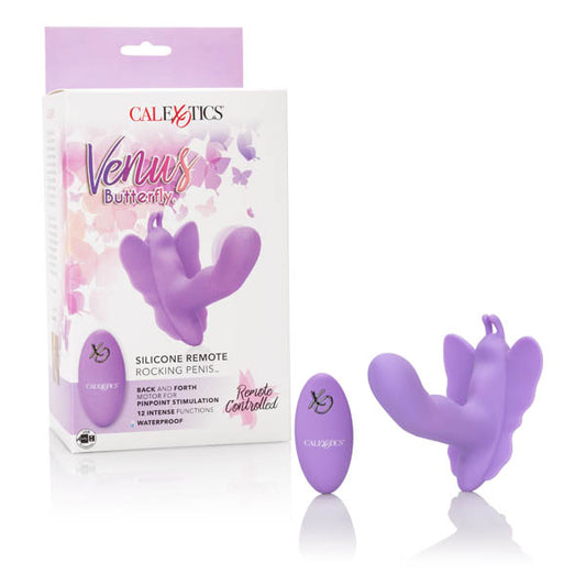 Venus Butterfly Silicone Remote Rocking Penis  - Club X