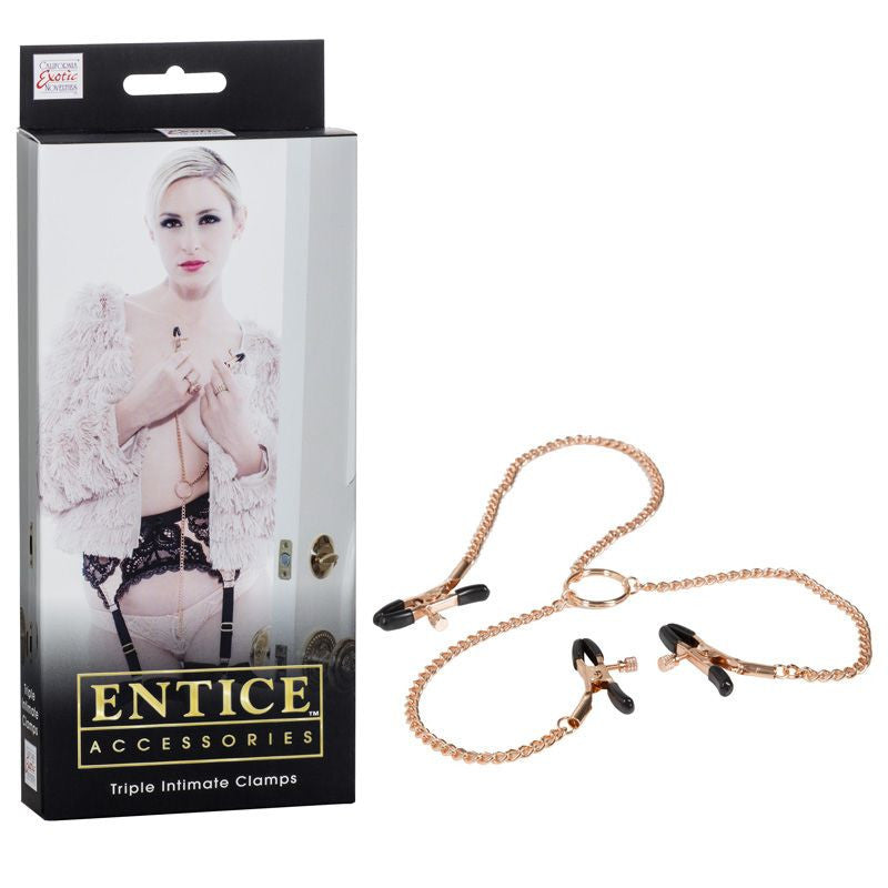 Entice Triple Intimate Clamps  - Club X