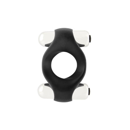 Mjuze Double Vibrating Cockring Black - Club X