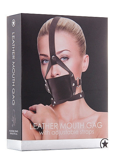 Ouch! Leather Mouth Gag  - Club X