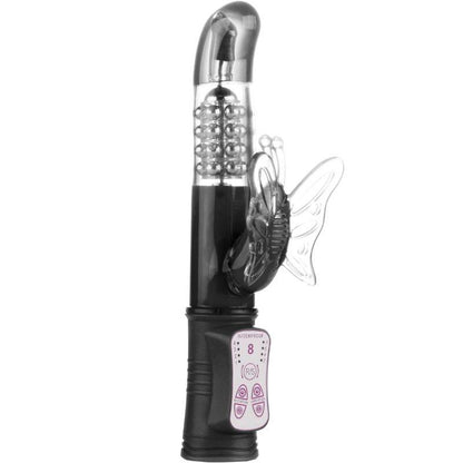 Mimi Butterfly Vibrator Rotating Dual Motors 8 Speeds Black - Club X