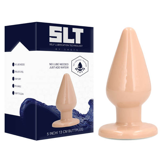 Slt (Self Lubrication Technology) 5 Inch Buttplug  - Club X