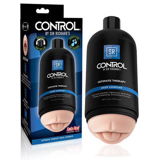 Sir Richards Control Intimate Therapy Mouth Stroker  - Club X