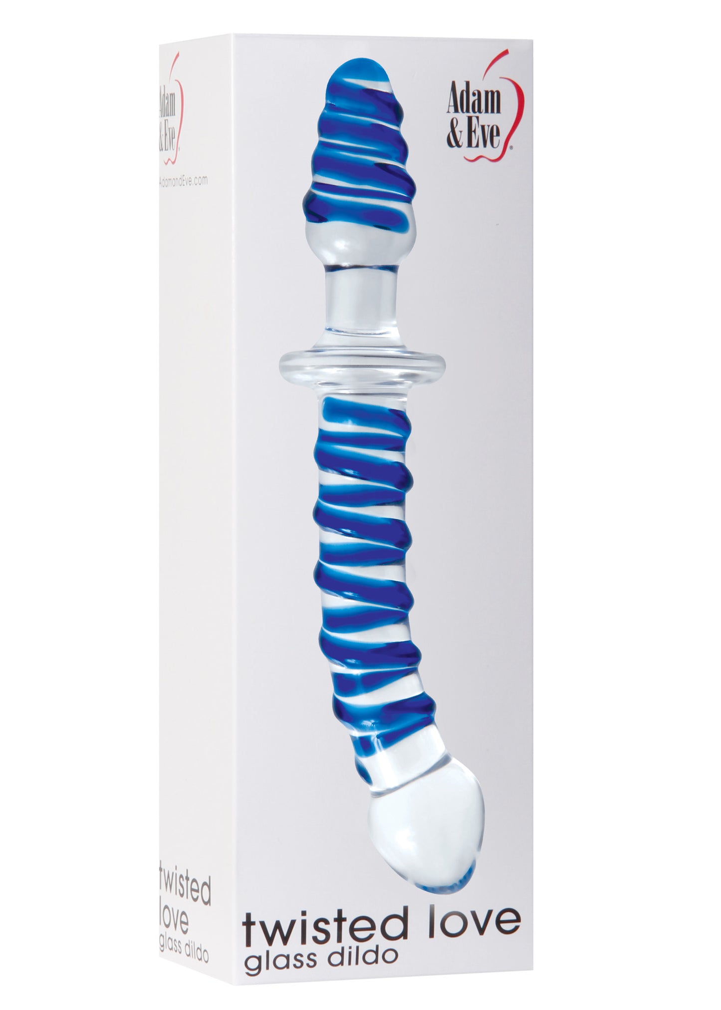 Twisted Love Glass Dildo  - Club X