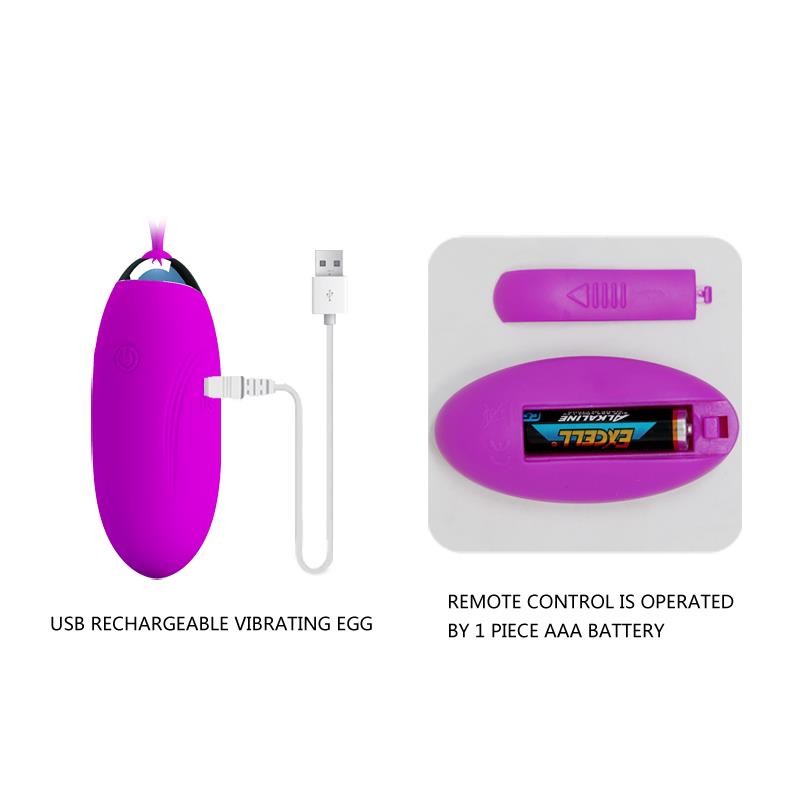 Pretty Love - Vibrating Egg Jenny (Purple)  - Club X