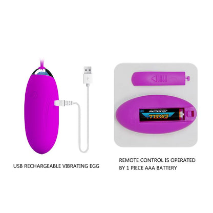 Pretty Love - Vibrating Egg Jenny (Purple)  - Club X