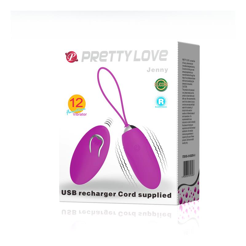 Pretty Love - Vibrating Egg Jenny (Purple)  - Club X
