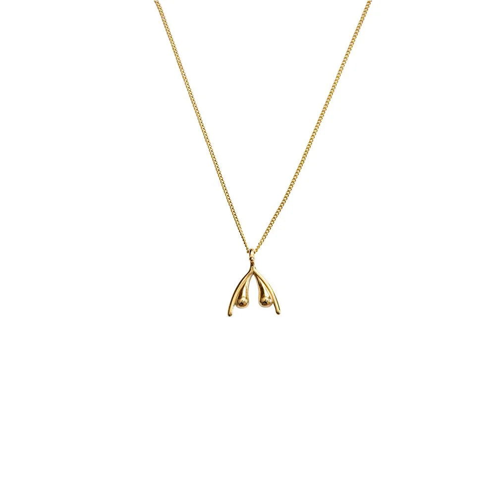 Womanizer Gold Clitoris Necklace  - Club X