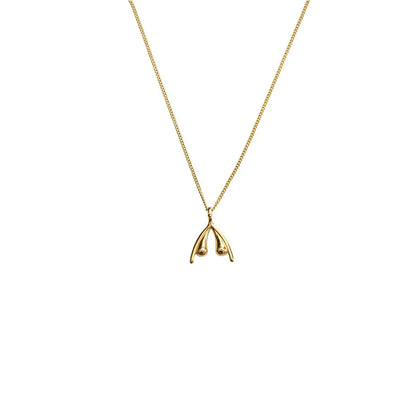 Womanizer Gold Clitoris Necklace  - Club X