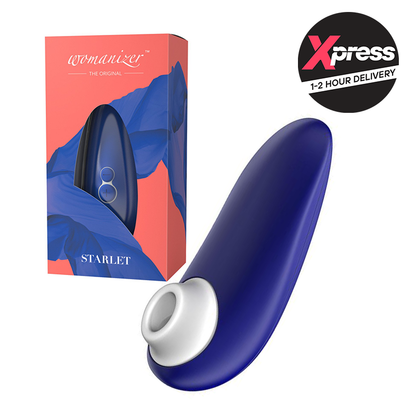 Womanizer Starlet 2 - Sapphire Blue- Air Clitoral Stimulator  - Club X