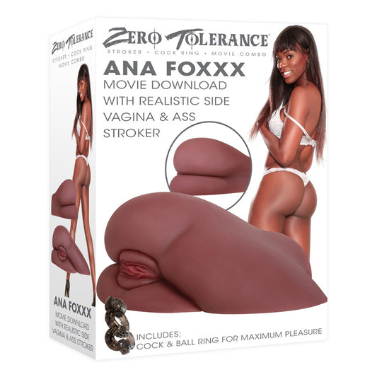Zero Tolerance Ana Foxxx Realistic Side Vagina & Ass Stroker Default Title - Club X